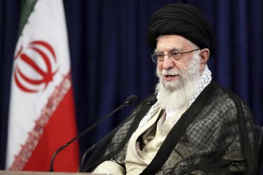 Iran's Supreme Leader Ayatollah Ali Khamenei speaking with officials in Tehran. (File photo: AFP)