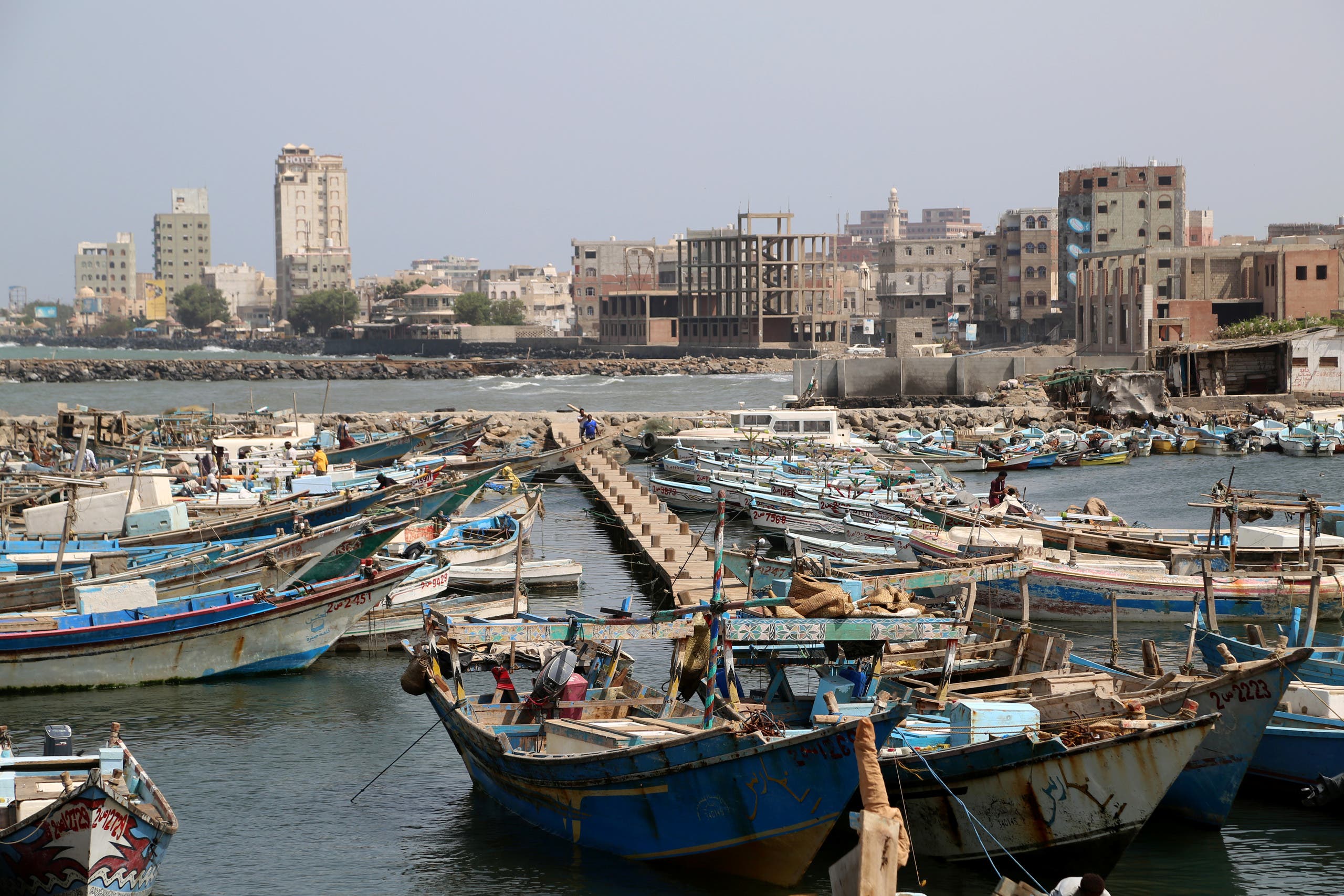 A view of the fishing port of Hodeidah, Yemen April 17, 2019. Picture taken April 17, 2019. (File photo: Reuters)
