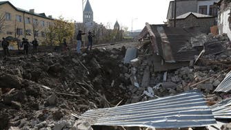 Heavy Azeri shelling hits Nagorno-Karabakh's largest city