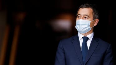 French Interior Minister Gerald Darmanin looks on ahead of a visit of the French President Emmanuel Macron. (File photo: Reuters)