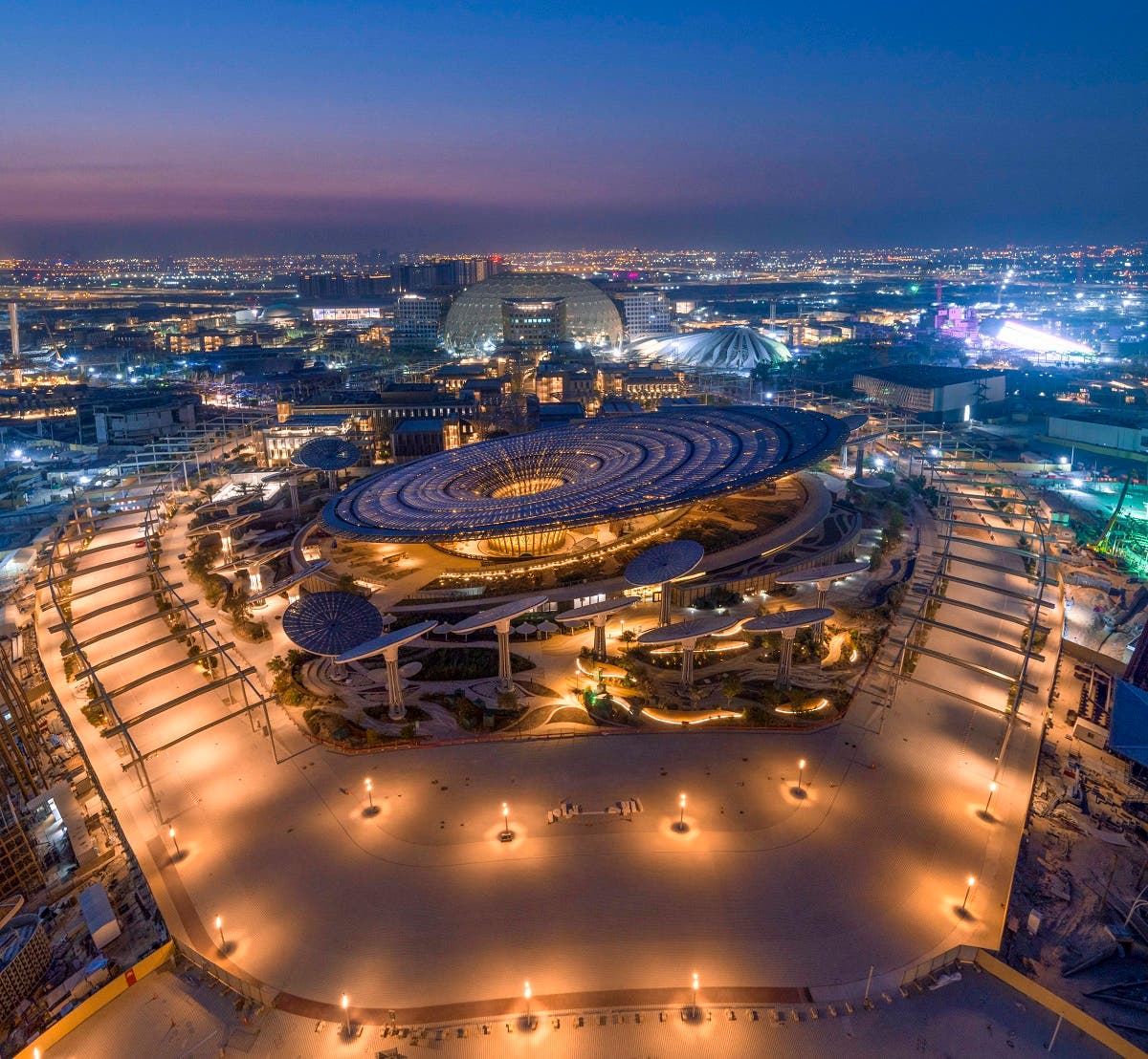 A panoramic image of the Expo 2020 Dubai. (Supplied)