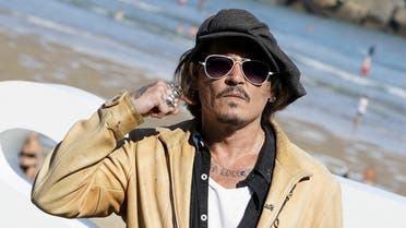 Actor and producer Johnny Depp takes part in a photocall to promote the documentary “Crock Of Gold: A few rounds with Shane Macgowan,” at the San Sebastian Film Festival, in San Sebastian, Spain, September 20, 2020. (Reuters/Vincent West)