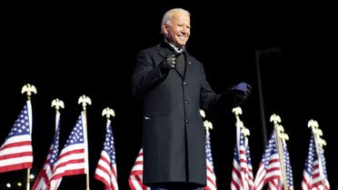 Joe Biden at a campaign rally at Heinz Field in Pittsburgh, Pennsylvania, US, November 2, 2020. (Reuters)