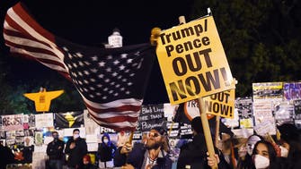 Protesters gather near White House on US Election Day