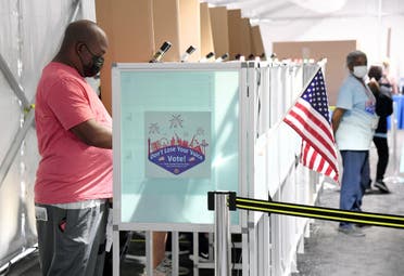 جانب من التصويت في الانتخابات الأميركية في نيفادا 