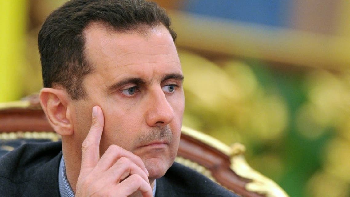 Syria's president Bashar al-Assad gives a press conference after talks with Ukraine's President Viktor Yanukovych on December 3, 2010 in Kiev. (AFP)