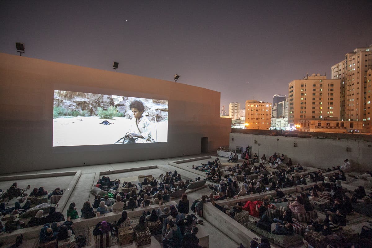 Film screening of ‘Theeb’ at Mirage City Cinema, Sharjah Art Foundation, Sharjah, 2016.