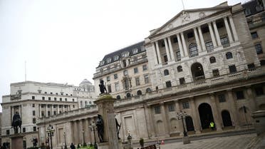 A general view of The Bank of England in London, Britain, March 19, 2020. (Reuters)