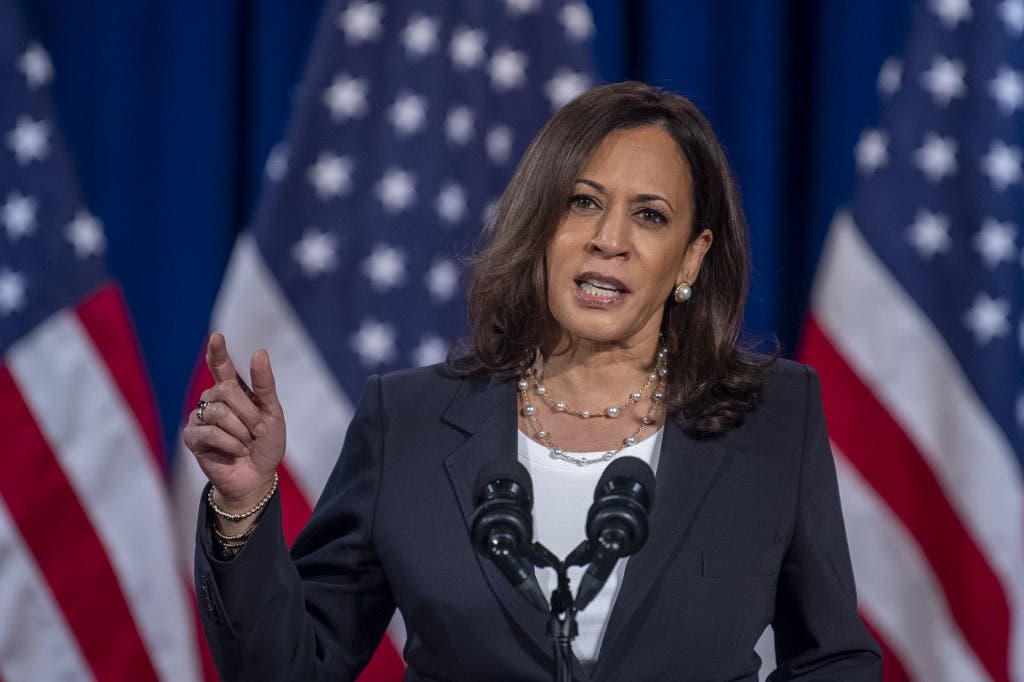 VP-elect Kamala Harris speaks in Washington, DC. (File photo: AFP)