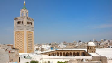 Zaytouna Mosque with a general view of Tunis in the background. (File photo)
