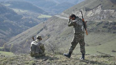 قوات أرمينية في شوشة