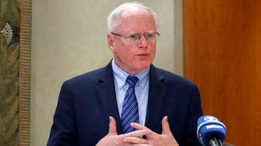James Jeffrey, Special Representative for Syria, after a meeting with senior officials from seven Arab and Western countries in Switzerland Oct. 25, 2019. (Reuters)