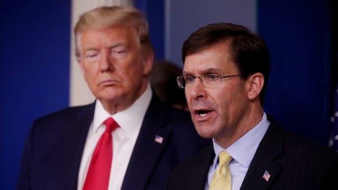 Mark Esper and Trump