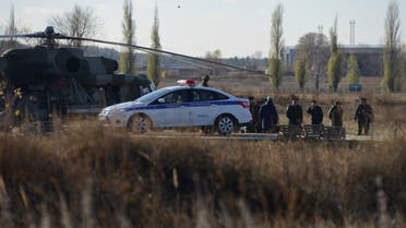Russian military officials and investigators gather at a base after a conscript soldier killed fellow servicemen in Voronezh Region, Russia November 9, 2020. (Reuters/Vladimir Lavrov)