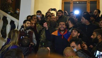 Watch: Protesters storm Armenia's government building amid anger over Azerbaijan deal