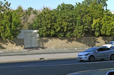 A picture shows the outside of a non-Muslim cemetery in the Saudi city of Jeddah. (AFP)