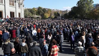 Armenian protesters rallying against Nagorno-Karabakh ceasefire deal arrested