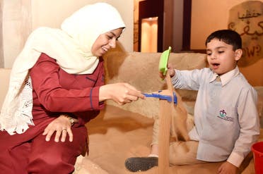 Excavation workshop for autistic children at a Sharjah museum. (Courtesy: SMA)