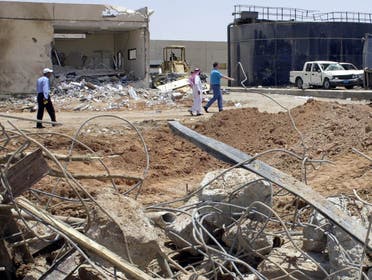 The Jadawel compound, one of the compounds that was attacked in coordinated terrorist strikes in Riyadh, Saudi Arabia, May 17, 2003. (AP)