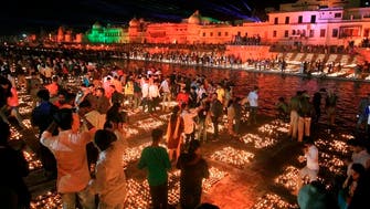 Diwali: Indian holy city Ayodhya lights record number of oil lamps 