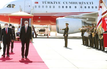 أردوغان يصل إلى شمال قبرص