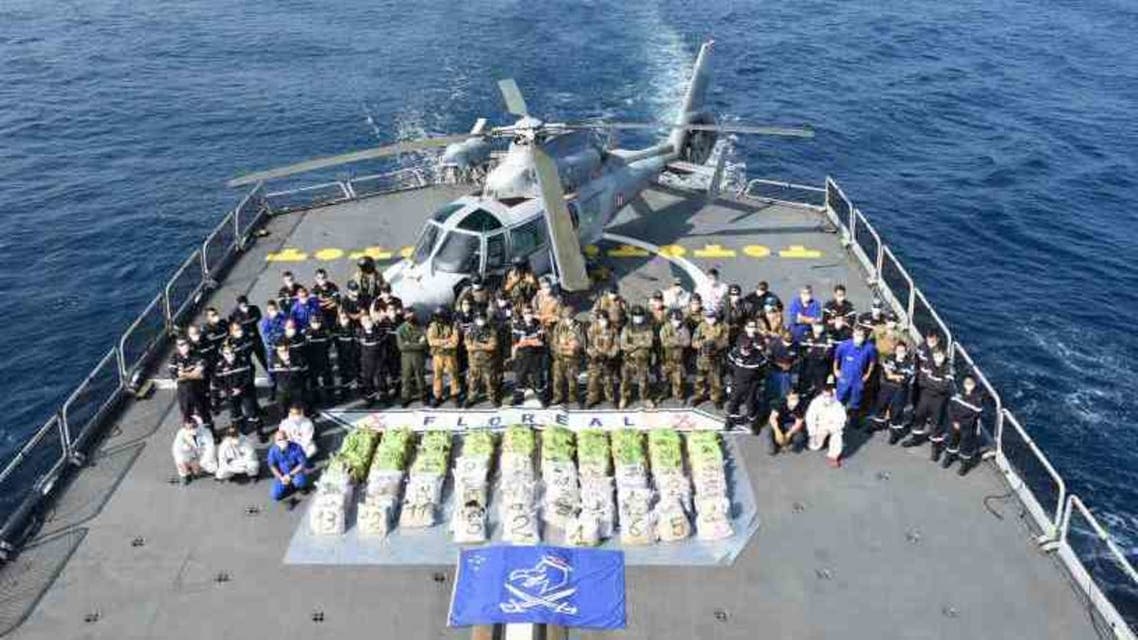 Combined Maritime Forces (CMF) task force seizes over one tonne of hashish worth $8 million, on November 8. (combinedmaritimeforces.com)