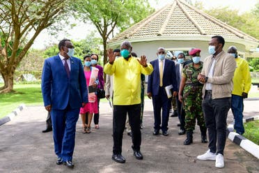 رغم النفي الاثيوبي.. لقاء لنائب رئيس الوزراء االاثيوبي ووزير الخارجية مع الرئيس الأوغندي  