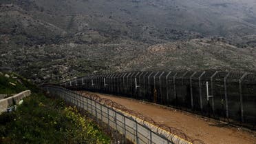 Fences are seen on the ceasefire line between Israel and Syria in the Israeli-occupied Golan Heights. (Reuters)