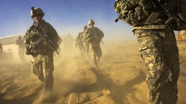 US Army soldiers set out on a patrol in Paktika province, situated along the Afghan-Pakistan border, Nov. 28, 2008. (Reuters)