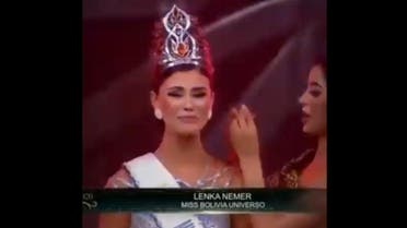 Beauty of Lebanon win the crown of Miss Bolivia