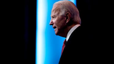US President-elect Joe Biden speaks after a meeting with governors in Wilmington, Delaware, on November 19, 2020. Biden said today he would not order a nationwide shutdown to fight the Covid-19 pandemic despite a surge in cases.