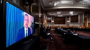 Mark Zuckerberg, Chief Executive Officer of Facebook, testifies remotely during the Senate Judiciary Committee hearing on 'Breaking the News: Censorship, Suppression, and the 2020 Election' on Capitol Hill on November 17, 2020 in Washington, DC. 