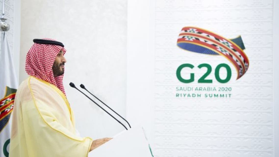 Crown Prince Mohammed bin Salman bin Abdulaziz chairing the final session of the second day of the G20 Riyadh Summit. (g20riyadhsummit.org)