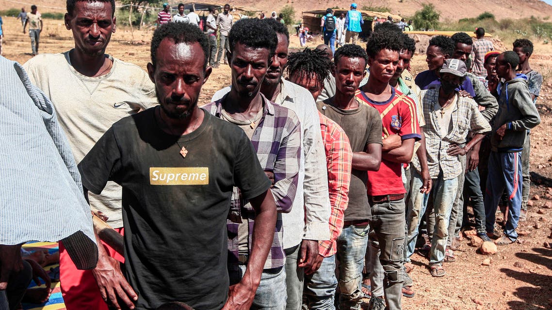 نازحون من تيغراي شمال إثيوبيا (أرشيفية- رويترز)