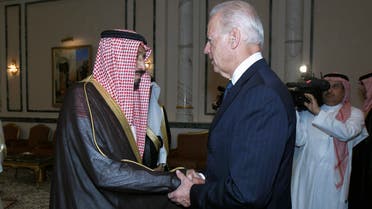 201US President-elect Joe Biden and Saudi Arabia's King Salman bin Abdelaziz in Riyadh, October 27, 2011. (File photo)1-10-27T120000Z_1140262155_GM1E7AS0BE001_RTRMADP_3_SAUDI