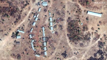 Tanks at a garrison northwest of Biher town in Ethiopia are seen in this satellite image taken November 18, 2020 and supplied by Maxar Technologies. (Reuters)
