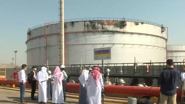 The petroleum products distribution plant in the north of Jeddah city after Houthi attack. (Supplied)