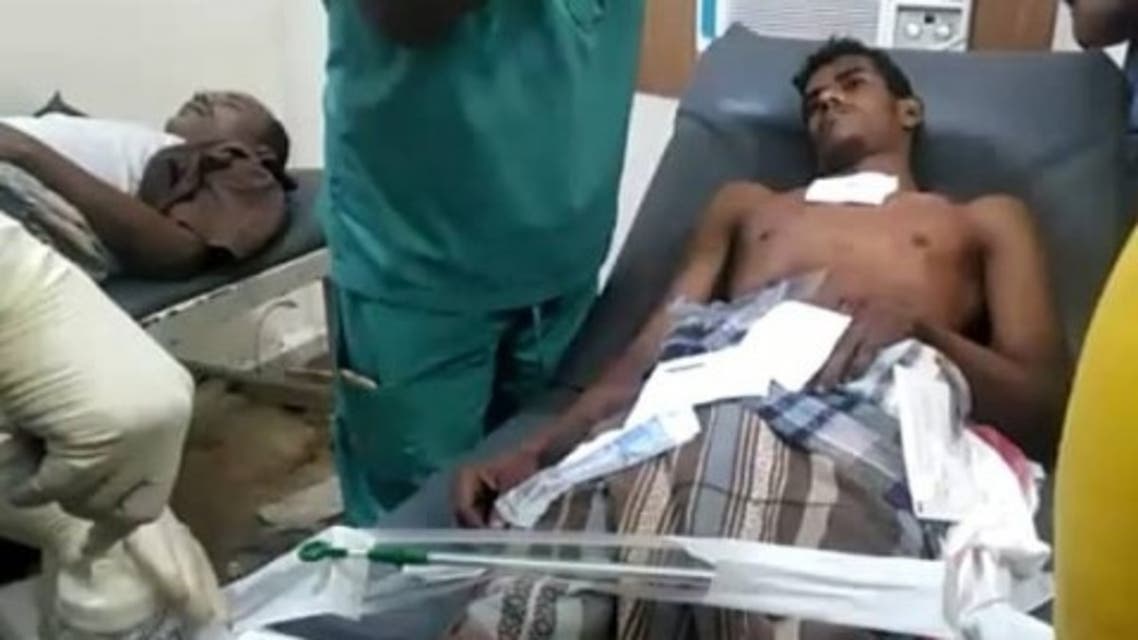 مصابون إثر انفجار عبوة ناسفة الحديدة