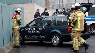 Car crashes into gate of German Chancellor Merkel’s office, police unsure of motive