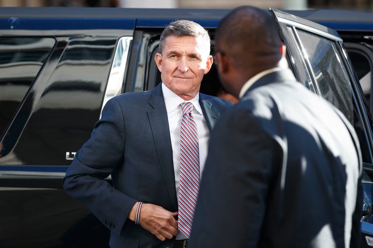 US President Donald Trump's former National Security Advisor Michael Flynn arrives at federal court in Washington, Dec. 18, 2018. (AP)