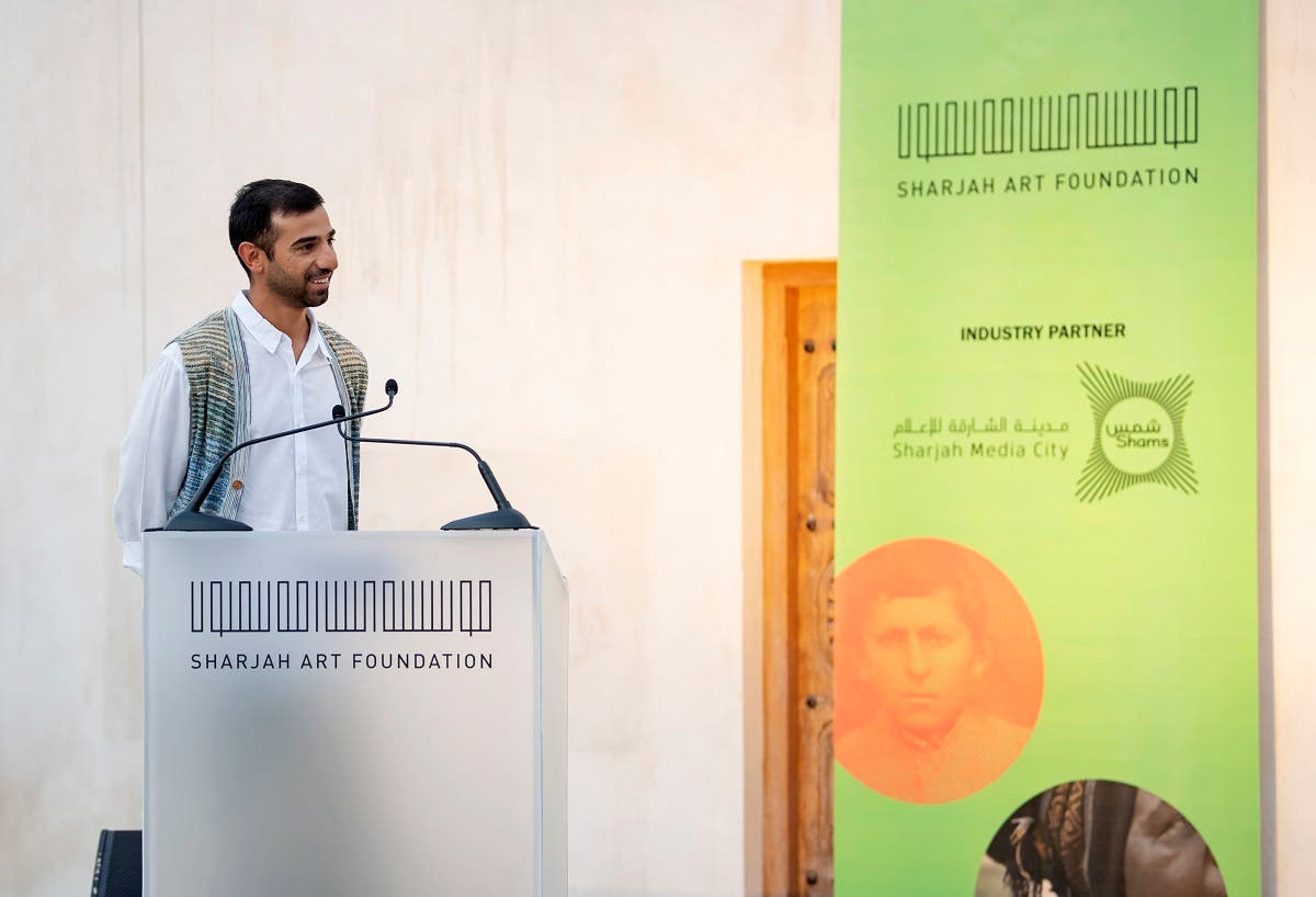 Abdulla Al Kaabi at Sharjah Film Platform 3 Industry Hub Pitching Forum. (Courtesy: Sharjah Art Foundation)