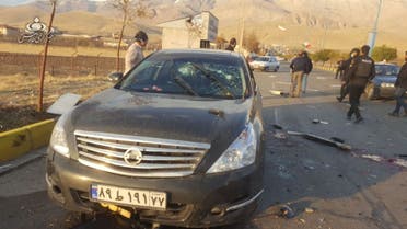 The scene of the assassination. (Fars news agency)