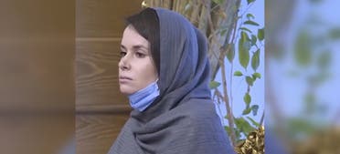 British-Australian academic Kylie Moore-Gilbert is seen in Tehran, Iran. (AP)