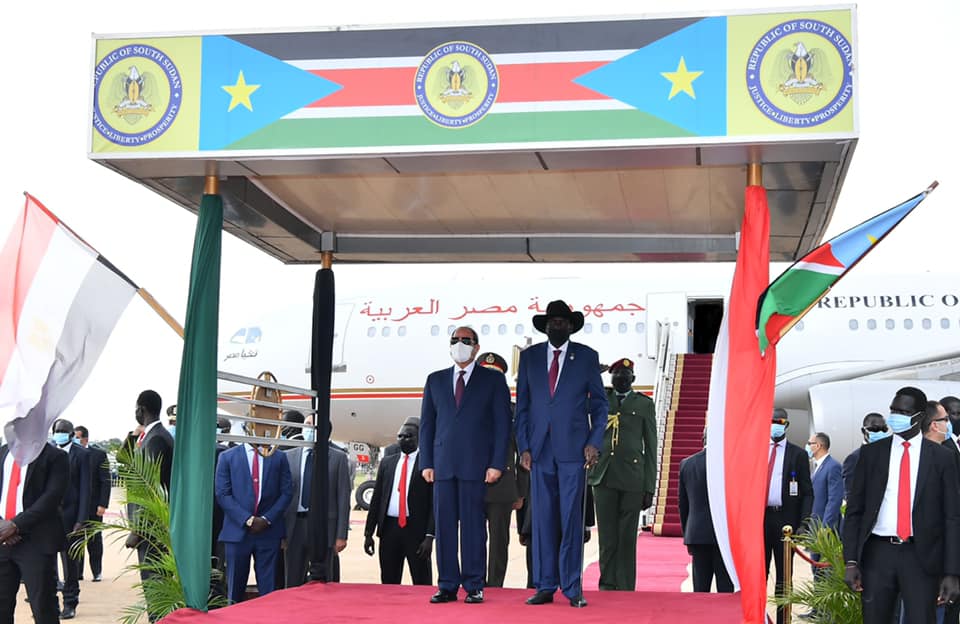 السيسي في جنوب السودان