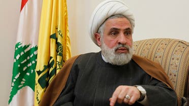ebanon's Hezbollah deputy Sheikh Naim Qassem speaks during an interview with Reuters at his office in Beirut's suburbs, February 28, 2012. (File photo: Reuters)