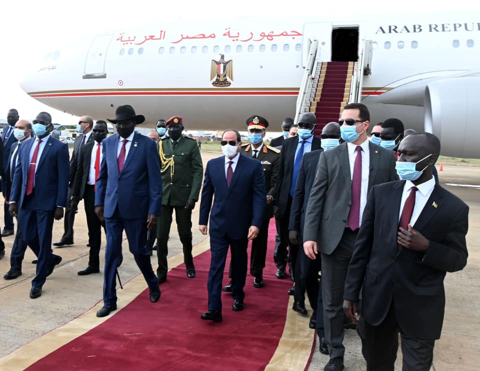 السيسي في جنوب السودان
