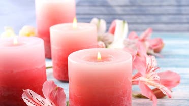 Pink scented candles. (Twitter)