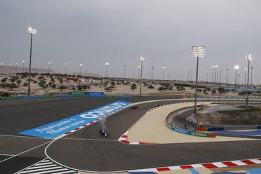 Saudi Aramco branding at the F1 track in Manama. (Supplied)