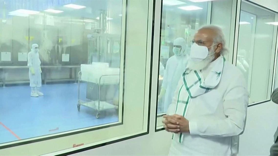 India's Modi visits vaccine centres as COVID-19 cases surge