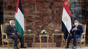 الرئيس السيسي يستقبل أبو مازن بالقاهرة